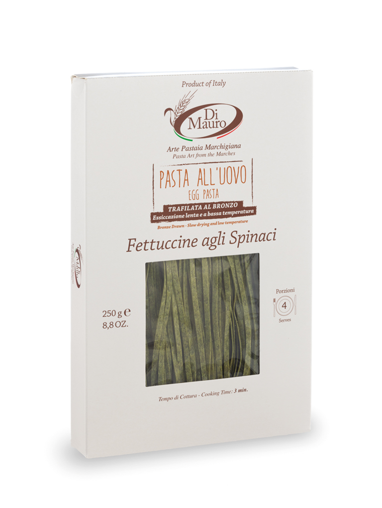 Spinach Egg Fettuccine 