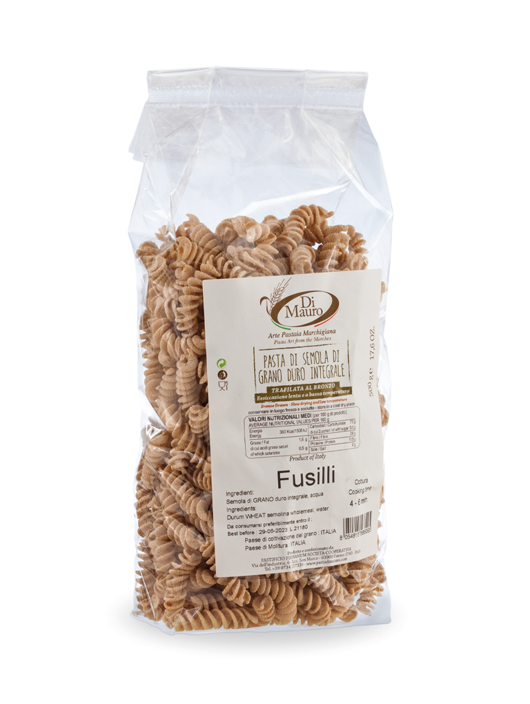 Whole wheat Fusilli